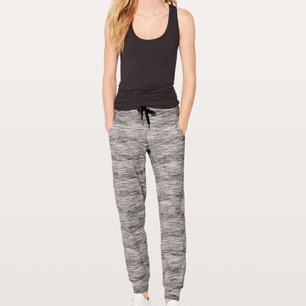 Lululemon Ready To Rulu Pant Space Dye Camo Black White